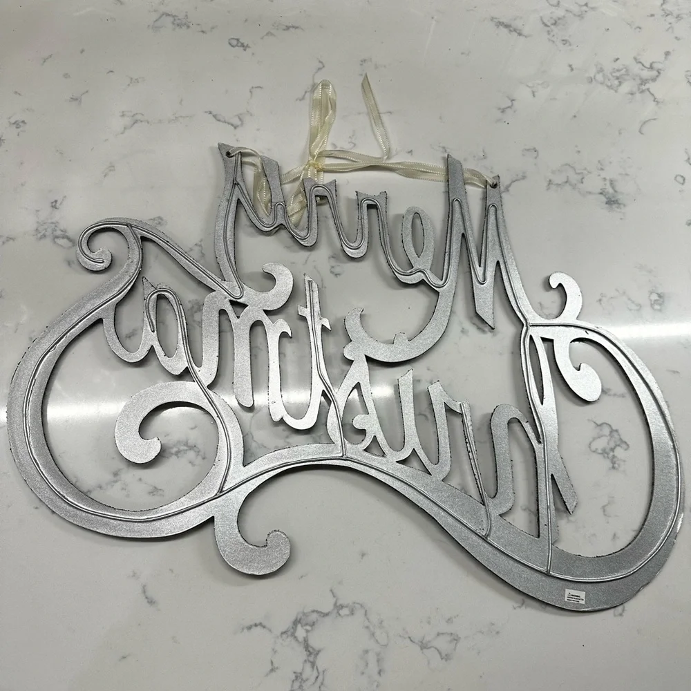 Pier 1 Holiday Sparkling Merry Christmas Sign